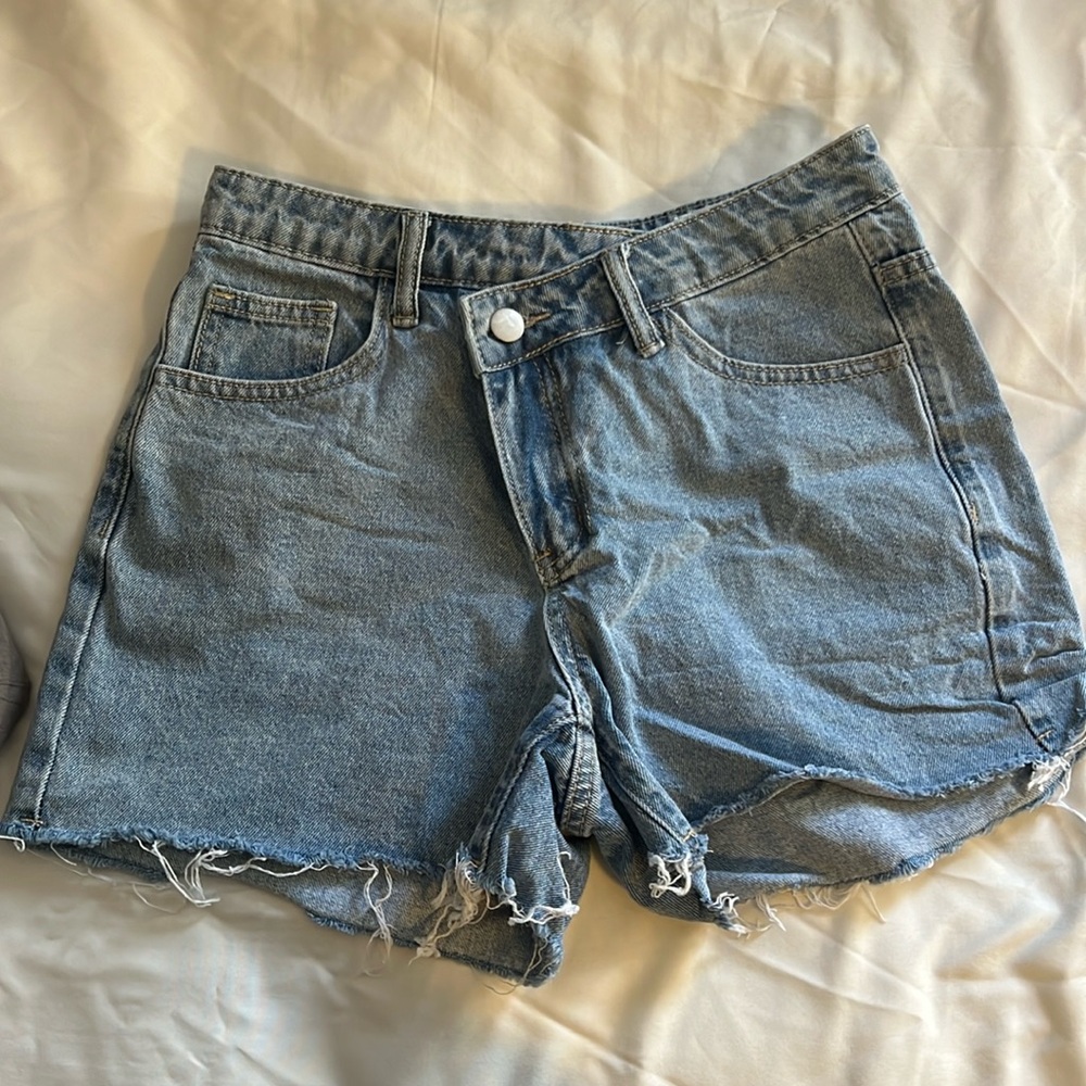 Denim shorts